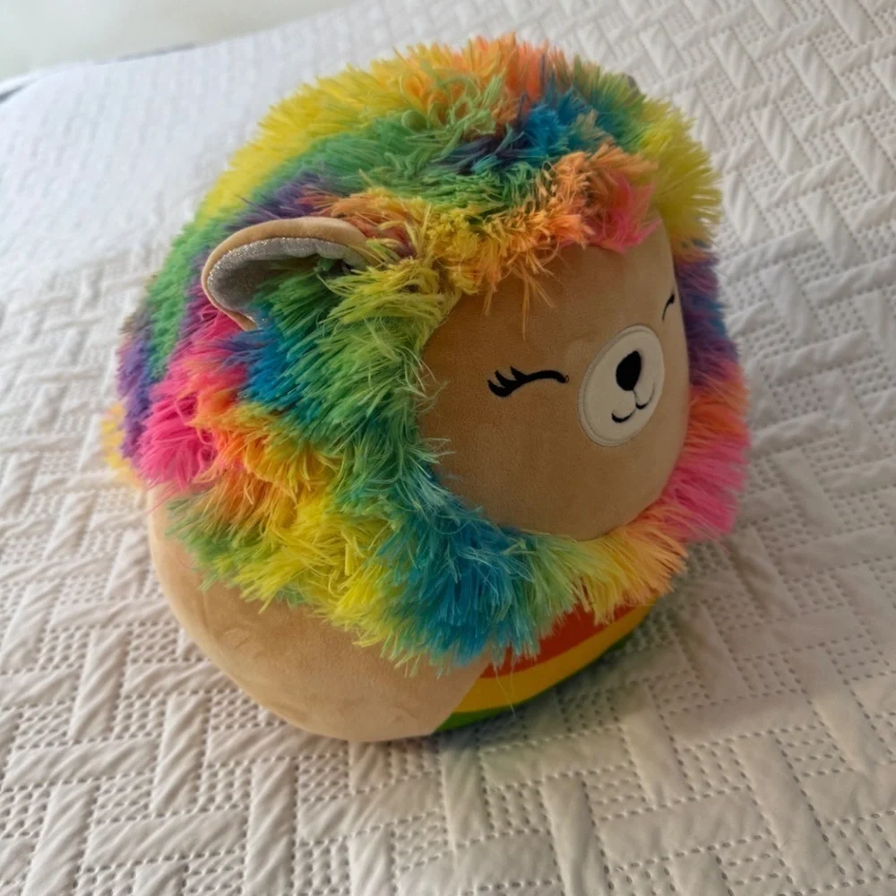 Squishmallows KellyToys Large Rainbow Lion Cuddle Sensory Soft Stuffed A… - Picture 5 of 5